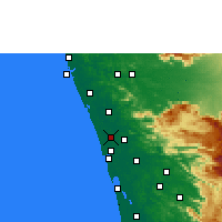 Nearby Forecast Locations - Irinjalakuda - Harita