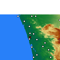 Nearby Forecast Locations - Kodungallur - Harita