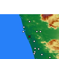 Nearby Forecast Locations - Kunnamkulam - Harita