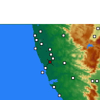 Nearby Forecast Locations - Mavelikkara - Harita
