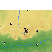 Nearby Forecast Locations - Mhowgaon - Harita