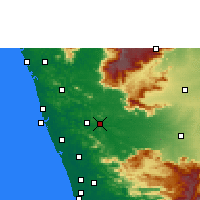 Nearby Forecast Locations - Ottapalam - Harita