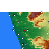 Nearby Forecast Locations - Shoranur - Harita