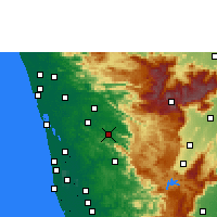 Nearby Forecast Locations - Thodupuzha - Harita