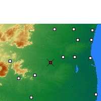 Nearby Forecast Locations - Tittakudi - Harita