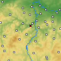 Nearby Forecast Locations - Dobřichovice - Harita