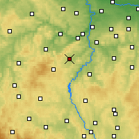 Nearby Forecast Locations - Dobříš - Harita