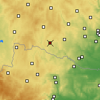 Nearby Forecast Locations - Jemnice - Harita