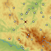 Nearby Forecast Locations - Kdyně - Harita
