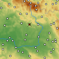 Nearby Forecast Locations - Lázně Bělohrad - Harita