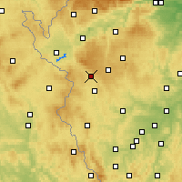 Nearby Forecast Locations - Mariánské Lázně - Harita