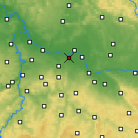 Nearby Forecast Locations - Sadská - Harita