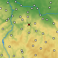 Nearby Forecast Locations - Sázava - Harita