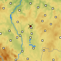 Nearby Forecast Locations - Sezimovo Ústí - Harita