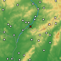 Nearby Forecast Locations - Strážnice - Harita