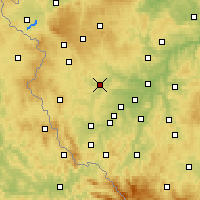 Nearby Forecast Locations - Stříbro - Harita