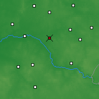 Nearby Forecast Locations - Ciechanowiec - Harita