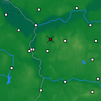 Nearby Forecast Locations - Ośno Lubuskie - Harita