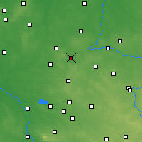Nearby Forecast Locations - Praszka - Harita