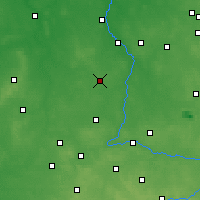 Nearby Forecast Locations - Złoczew - Harita