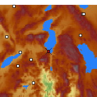 Nearby Forecast Locations - Eğirdir - Harita