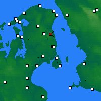 Nearby Forecast Locations - Hørsholm - Harita
