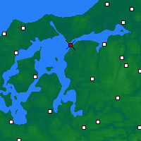 Nearby Forecast Locations - Løgstør - Harita