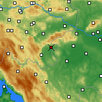 Nearby Forecast Locations - Metlika - Harita