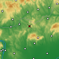 Nearby Forecast Locations - Salgótarján - Harita