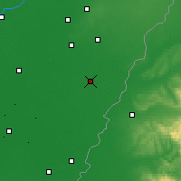 Nearby Forecast Locations - Berettyóújfalu - Harita