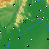 Nearby Forecast Locations - Sárospatak - Harita