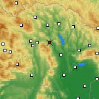 Nearby Forecast Locations - Hanušovce nad Topľou - Harita