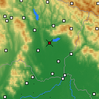 Nearby Forecast Locations - Michalovce - Harita