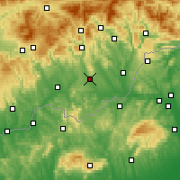 Nearby Forecast Locations - Rimavská Sobota - Harita