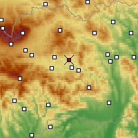 Nearby Forecast Locations - Spišské Podhradie - Harita