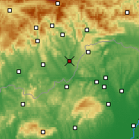 Nearby Forecast Locations - Tornaľa - Harita