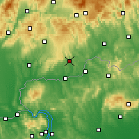 Nearby Forecast Locations - Veľký Krtíš - Harita
