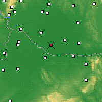 Nearby Forecast Locations - Veľký Meder - Harita