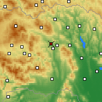 Nearby Forecast Locations - Veľký Šariš - Harita