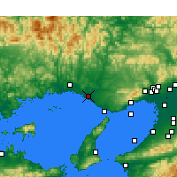 Nearby Forecast Locations - Kakogawa - Harita