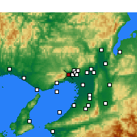 Nearby Forecast Locations - Takarazuka - Harita