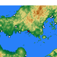 Nearby Forecast Locations - Shūnan - Harita