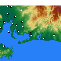 Nearby Forecast Locations - Toyokawa - Harita
