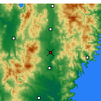 Nearby Forecast Locations - Ōshū - Harita