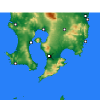 Nearby Forecast Locations - Kanoya - Harita