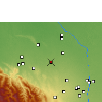 Nearby Forecast Locations - Portachuelo - Harita