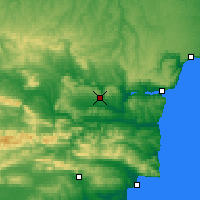 Nearby Forecast Locations - Pravadı - Harita