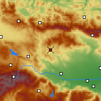 Nearby Forecast Locations - Panagyurishte - Harita