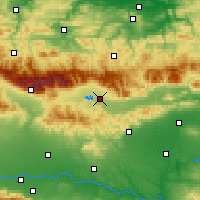 Nearby Forecast Locations - Kazanlık - Harita