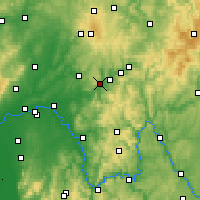 Nearby Forecast Locations - Wächtersbach - Harita